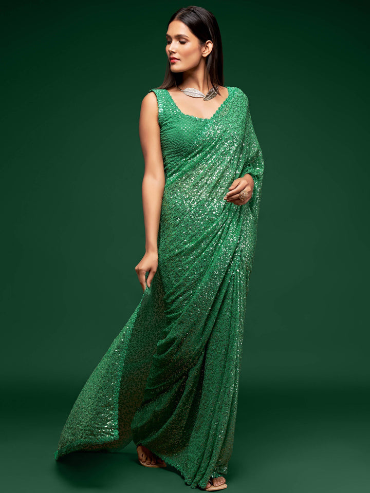 Vibrant color luxurious fabric exclusive attire crafted for elegance and style.