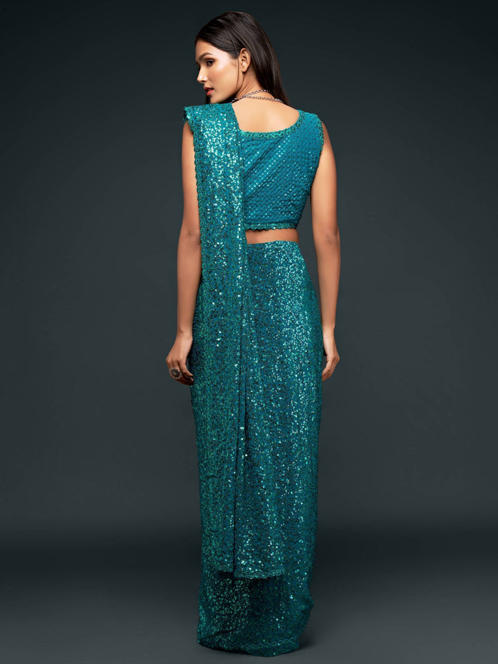 Vibrant color luxurious fabric exclusive attire crafted for elegance and style.