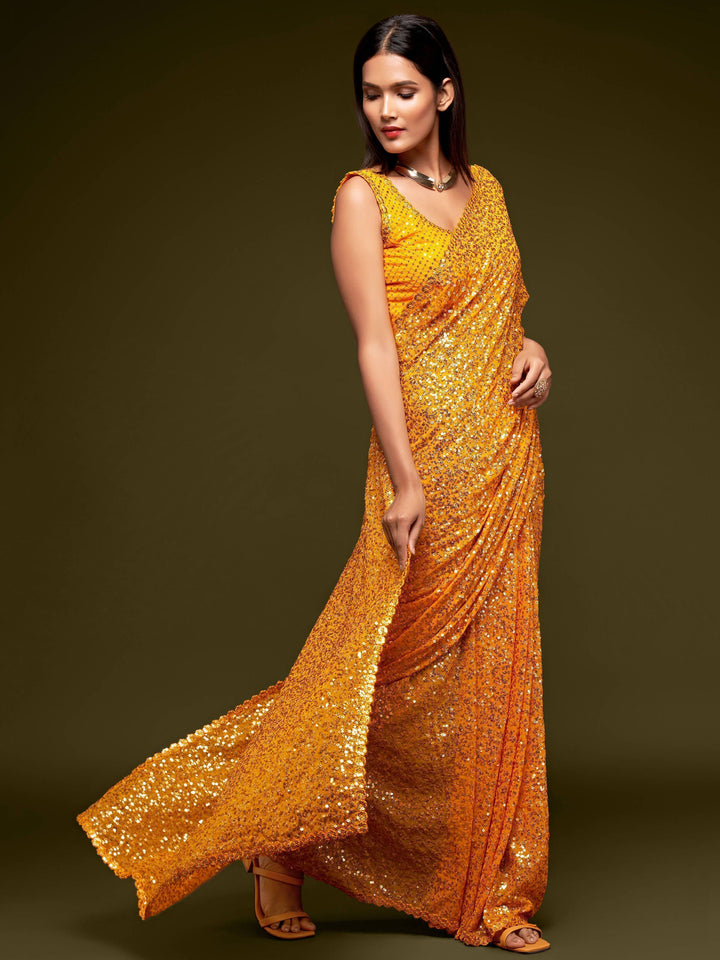 Vibrant color luxurious fabric exclusive attire crafted for elegance and style.