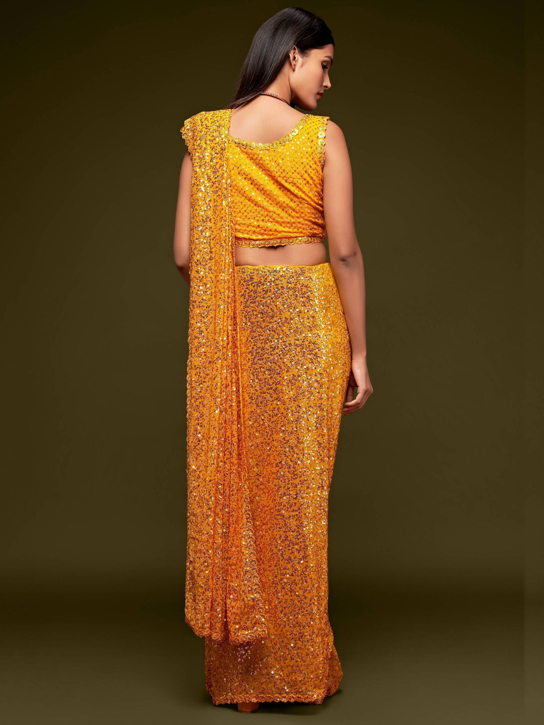 Vibrant color luxurious fabric exclusive attire crafted for elegance and style.