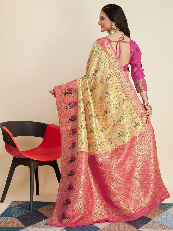 Vibrant color luxurious fabric exclusive attire crafted for elegance and style.