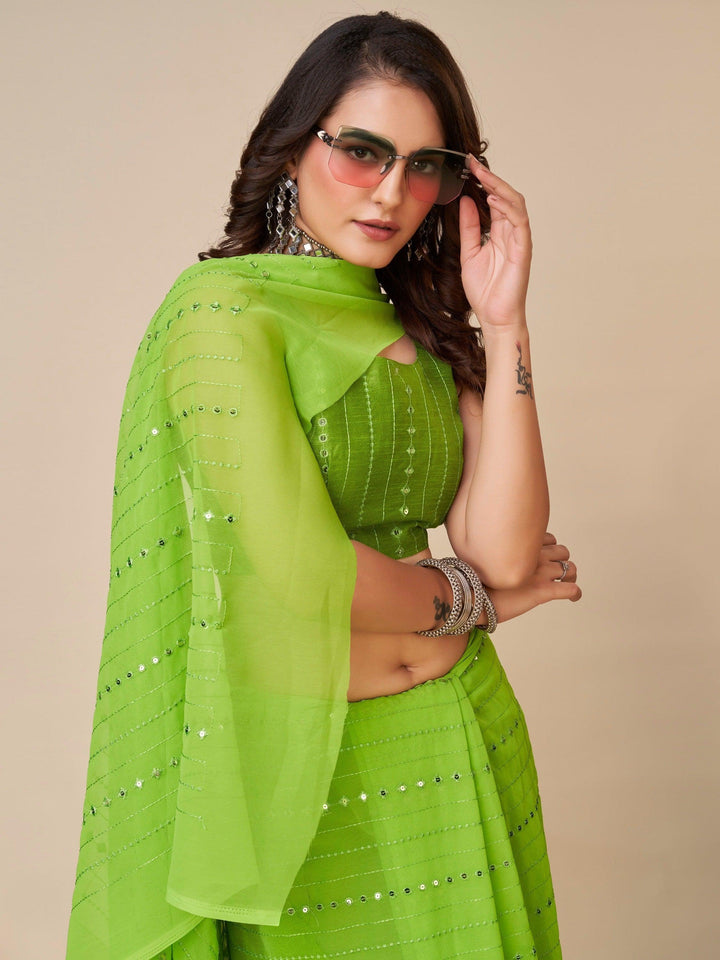 Vibrant color luxurious fabric exclusive attire crafted for elegance and style.