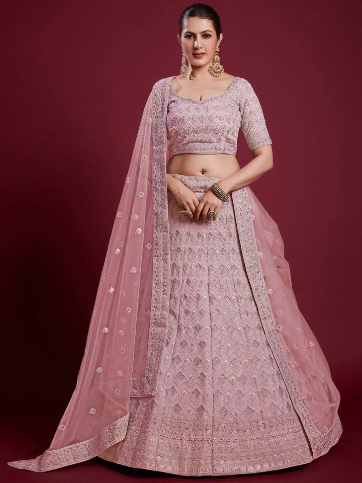 Customizable Pink Lehenga Choli | Beautiful Bridal Wear for Weddings