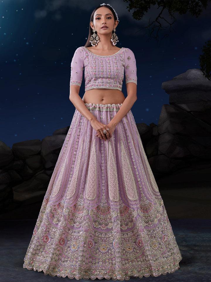 Lavish Lavender Lehenga Choli | Wedding & Engagement Wear