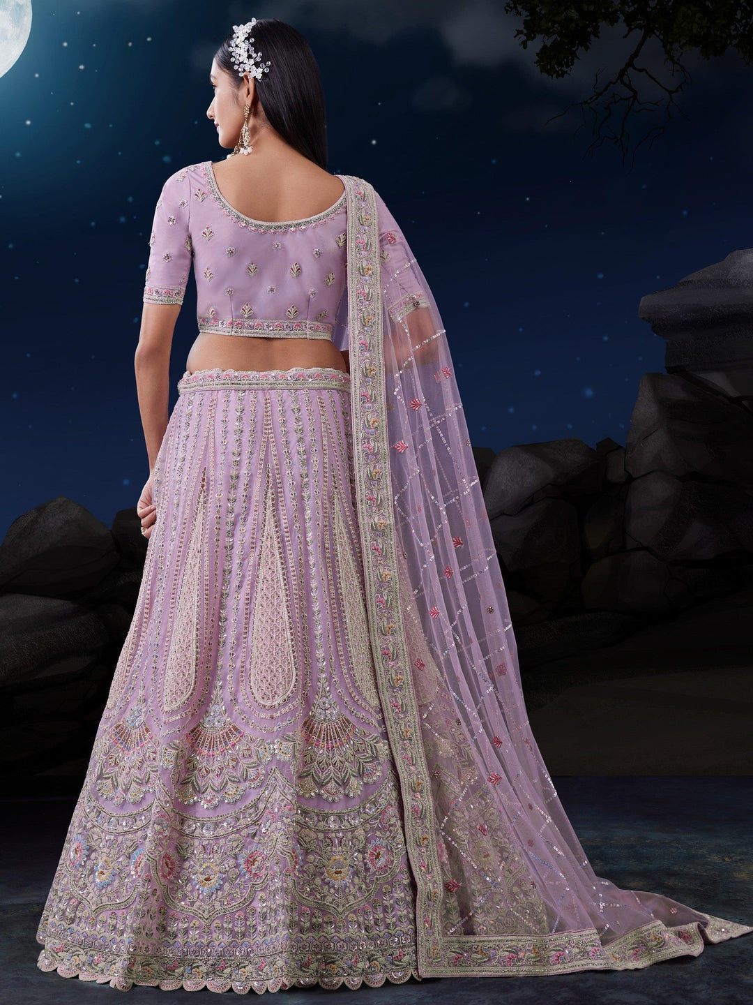 Lavish Lavender Lehenga Choli | Wedding & Engagement Wear