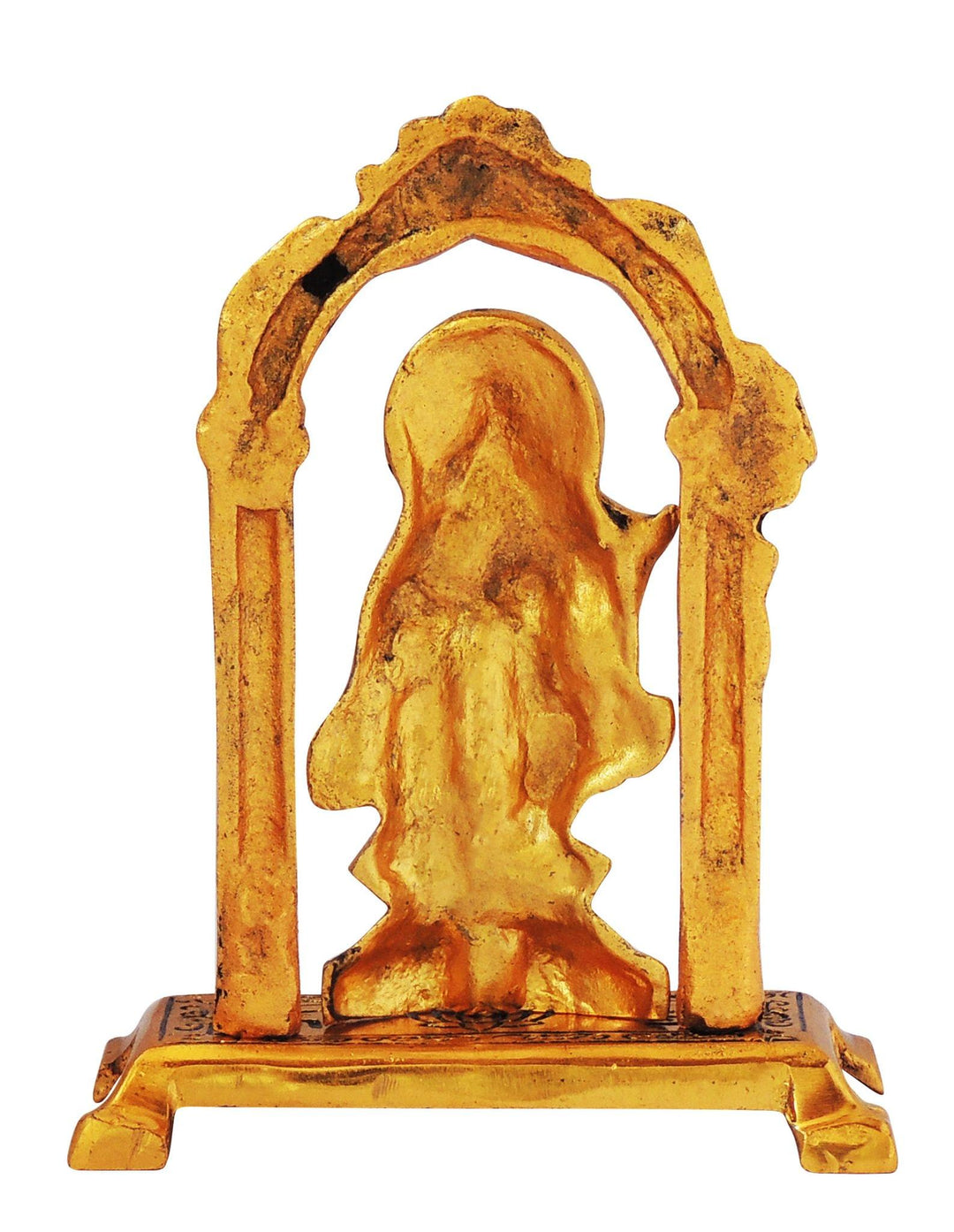 Aluminium Idol | Radha Krishna Showpiece Frame - 5.5x2.5x6.5 Inches