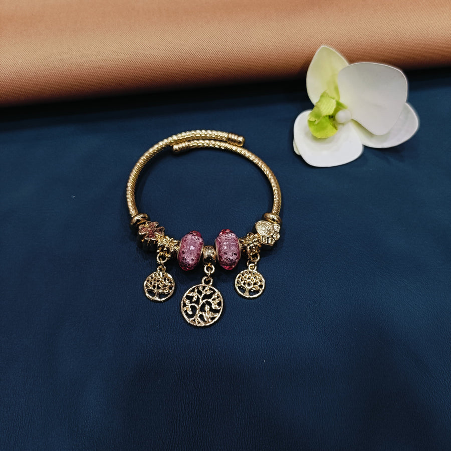 Beautiful Pandora bracelet featuring a mix of colorful charms, perfect for adding a pop of personality.