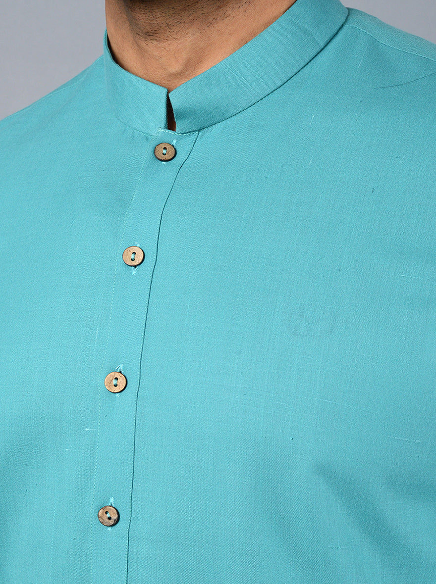 Embrace sophistication with our unique sea blue kurta set, tailored for every occasion.