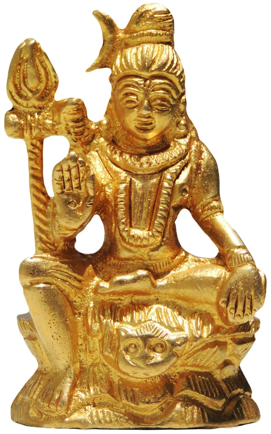 Brass Shankar Ji Showpiece | God Murtis 2*1*3 Inch Decorative Statue