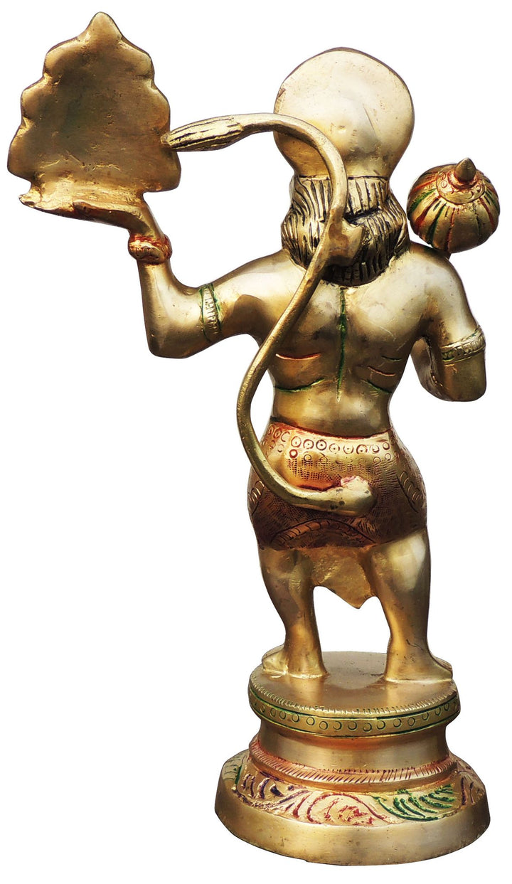 Brass Hanuman Ji God Idol Statue | Unique Home Decor Showpiece 7.5 Inch