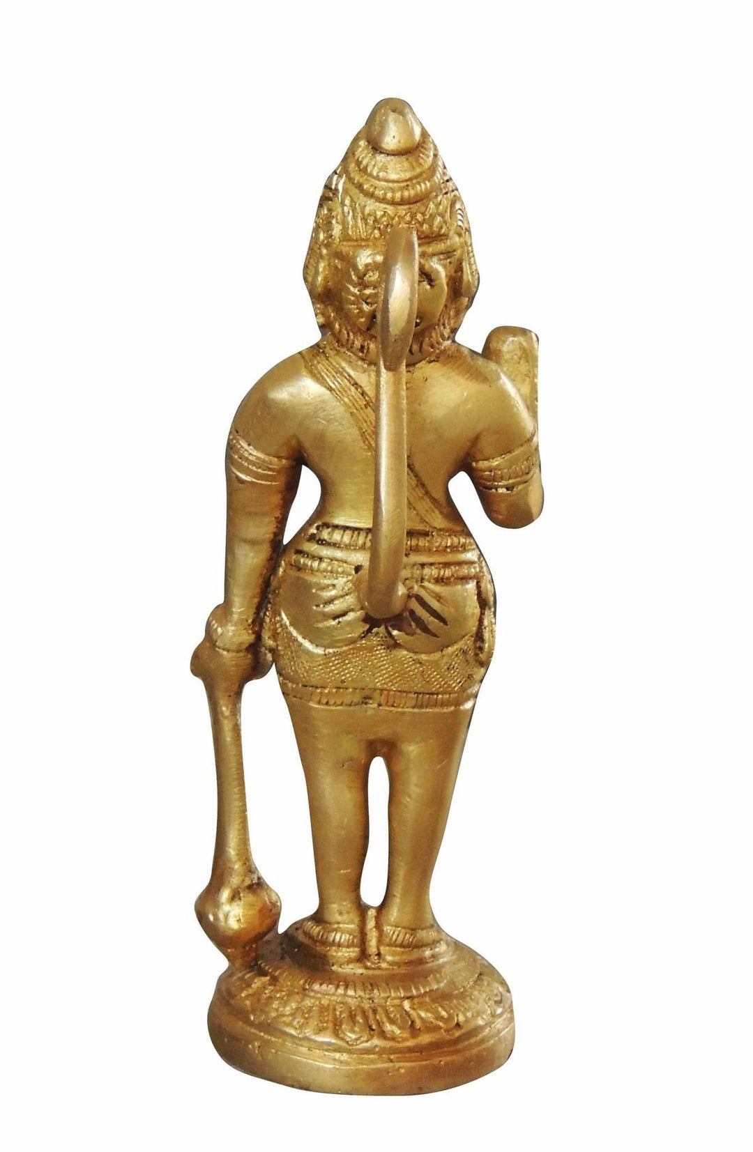 Brass Hanuman Ji Idol | Decorative God Murtis Showpiece 1.5*1.5*5.5 inch