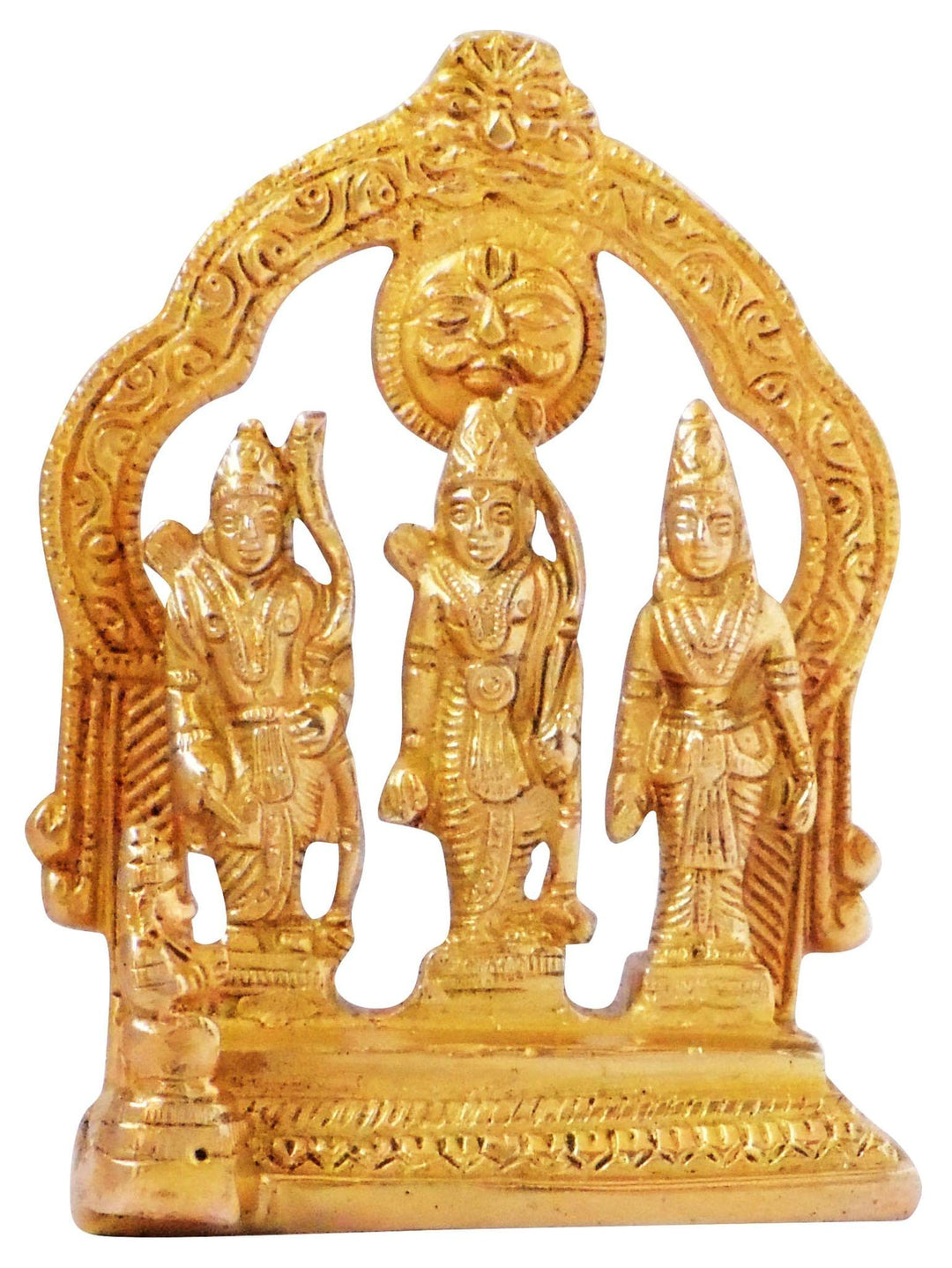 Brass Ramdarbar Statue | God Murtis Showpiece - 3.5x2x5 Inch