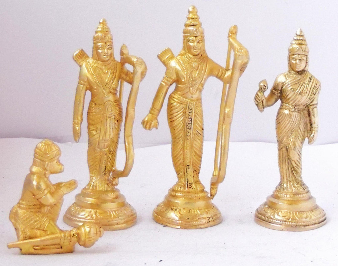 Brass Ram Darbar God Idol | 7x2x5.5 Inch Decorative Showpiece