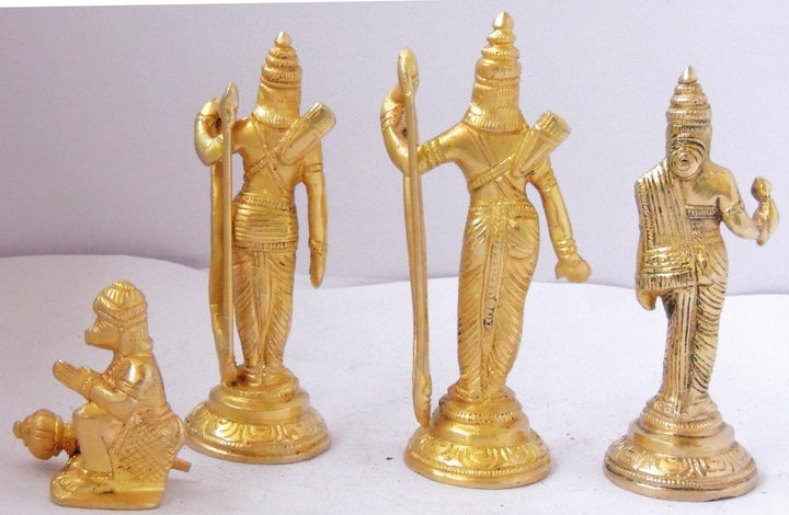 Brass Ram Darbar God Idol | 7x2x5.5 Inch Decorative Showpiece