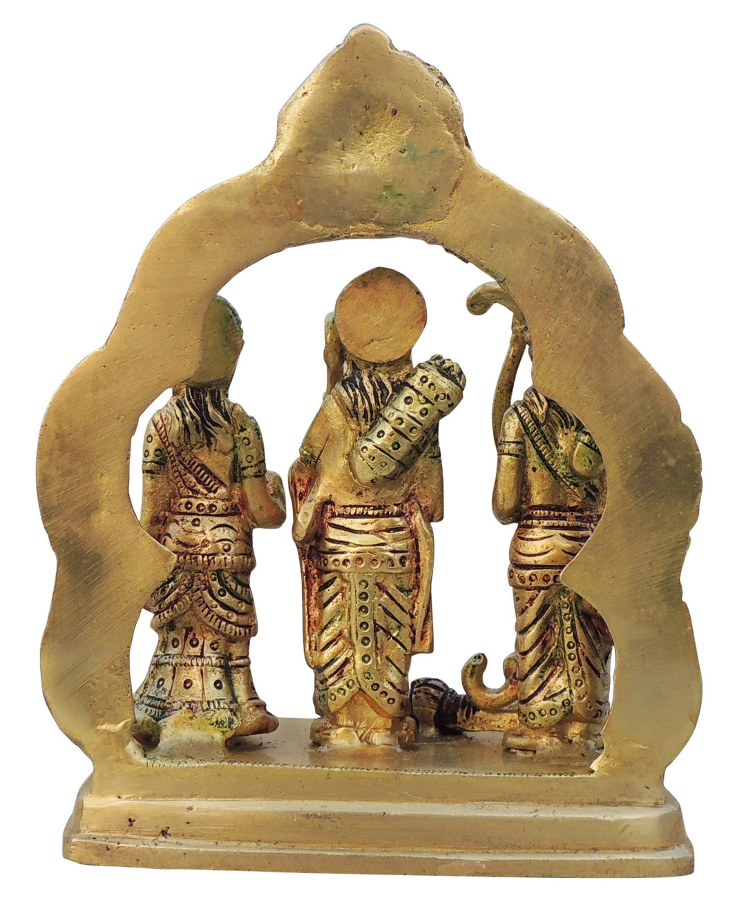 Brass Ram Darbar Idol Statue | Decorative God Murtis Showpiece 5.5*2.5*7