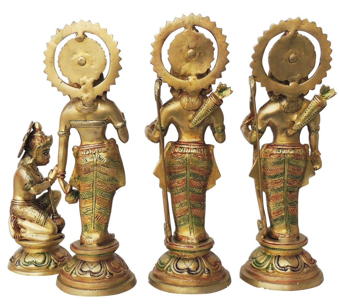 Brass Showpiece Ram Darbar God Idol | Hindu Decorative Murtis Statue