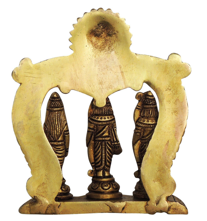 Brass Ram Darbar Idol | God Murtis Showpiece Statue 4.6*2.6*5.5 Inch