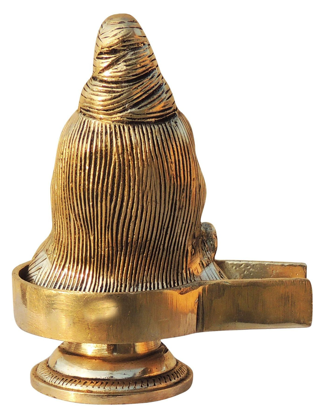 Brass Shivling Idol | Unique God Murtis Showpiece for Spiritual Decor