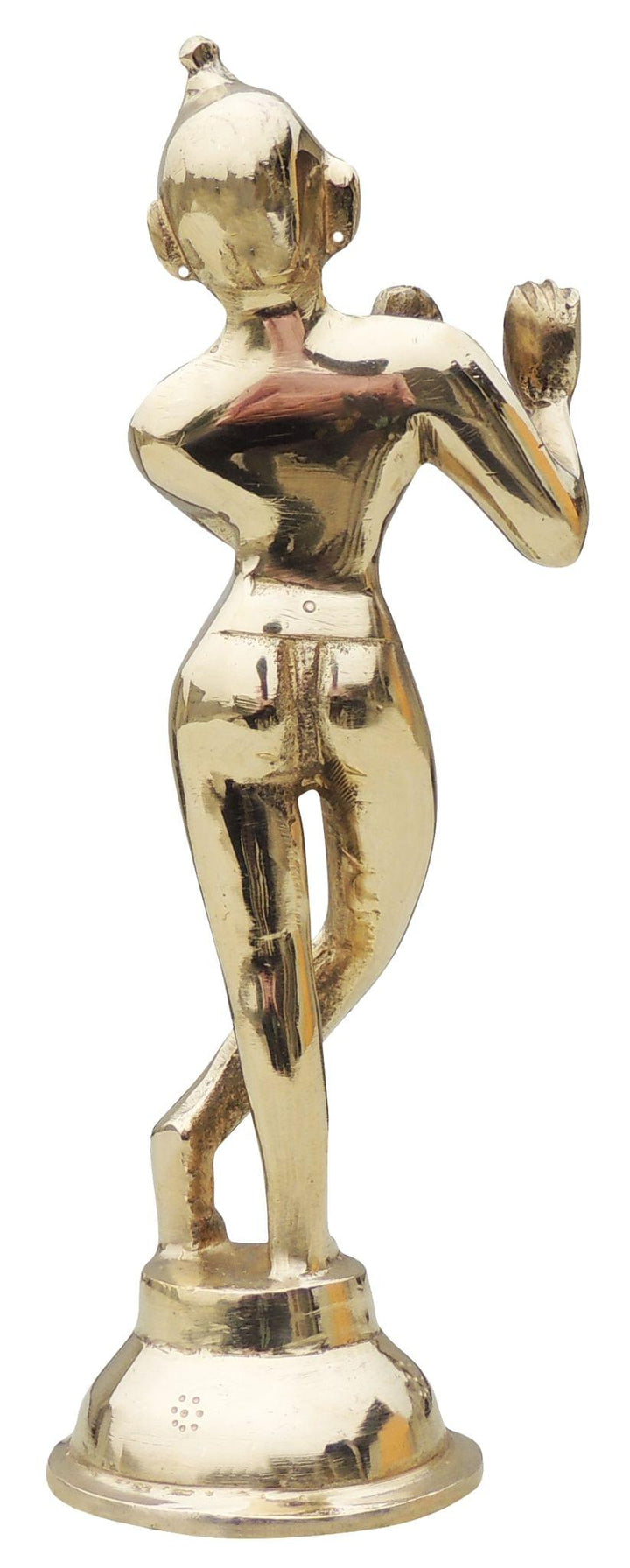 Brass Krishna Thakur Ji Jugal Jodi Showpiece | Decorative God Murtis Statue