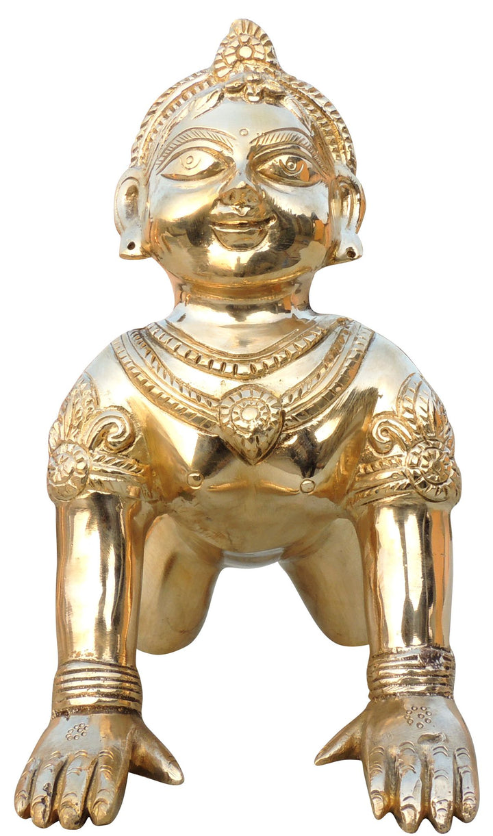 Brass God Murtis | Radha Ji Idol Statue Showpiece - 5.2*10.5*10.2 Inch