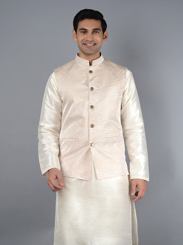 Cream Bandhgala Jacket | Elevate Your Style for Weddings and Events