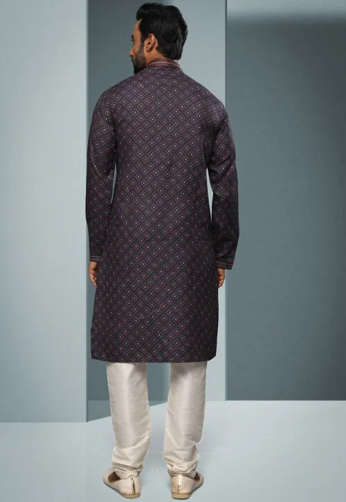 Exclusive Navy Cotton Premium Kurta Pajama | Perfect for Grand Celebrations & Traditional Gatherings