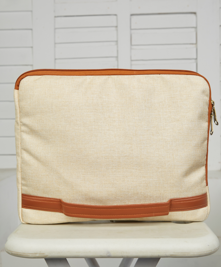 Handcrafted Jute Laptop Sleeve | Eco-Friendly Protection for Modern Professionals