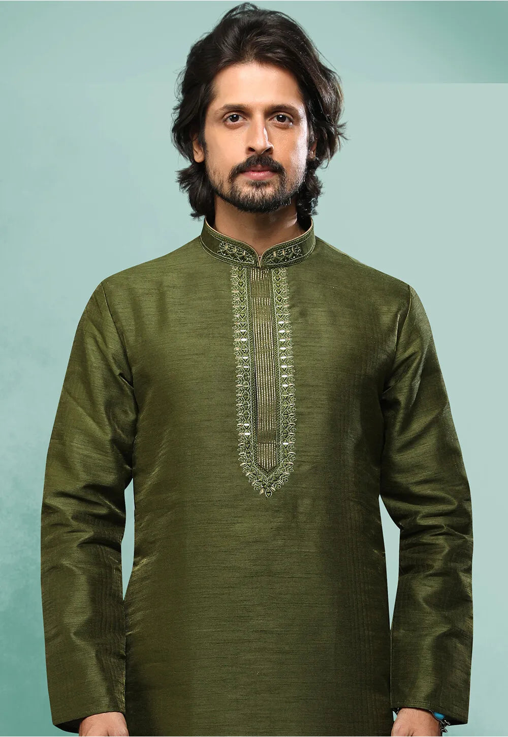 Green Art Silk Premium Kurta Pajama | Creating a Lasting Impression at Every Occasion