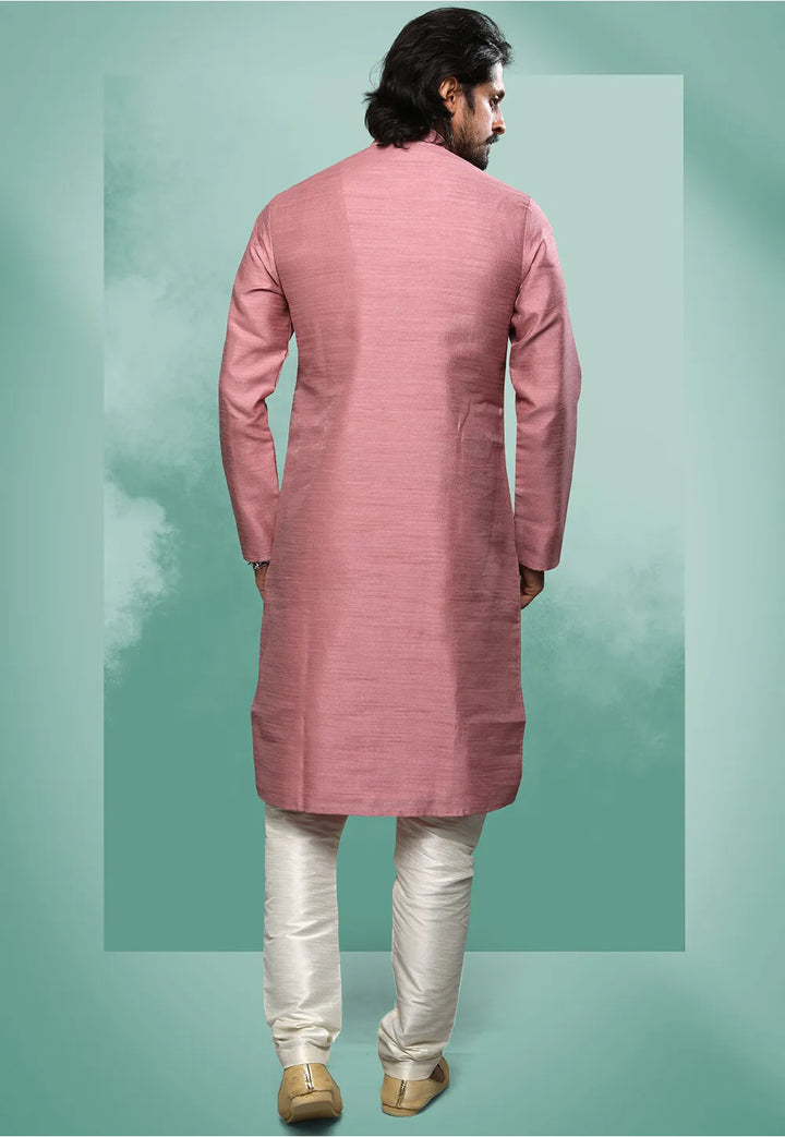 Glamorous Rich Art Silk Premium Kurta Pajama | Enriched with Fine Embroidery & Graceful Aesthetic