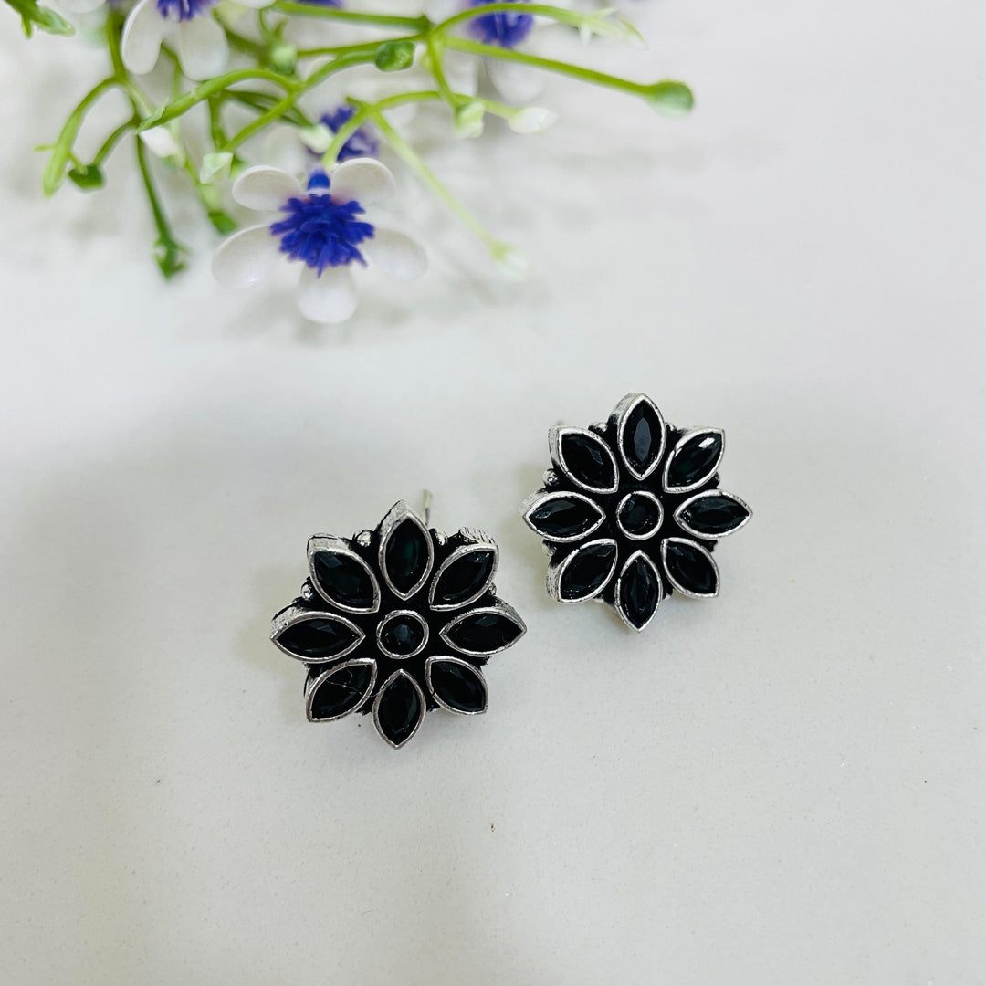 Exquisite oxidised earrings, perfect for brides and bridesmaids.