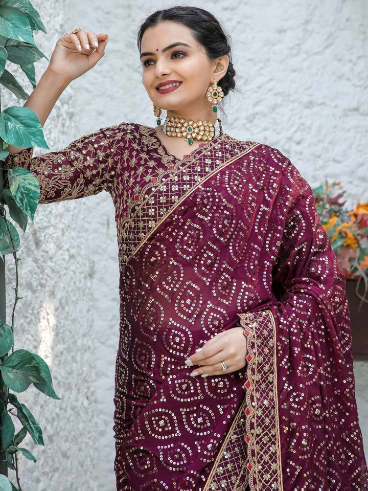 Vibrant color luxurious fabric exclusive attire crafted for elegance and style.