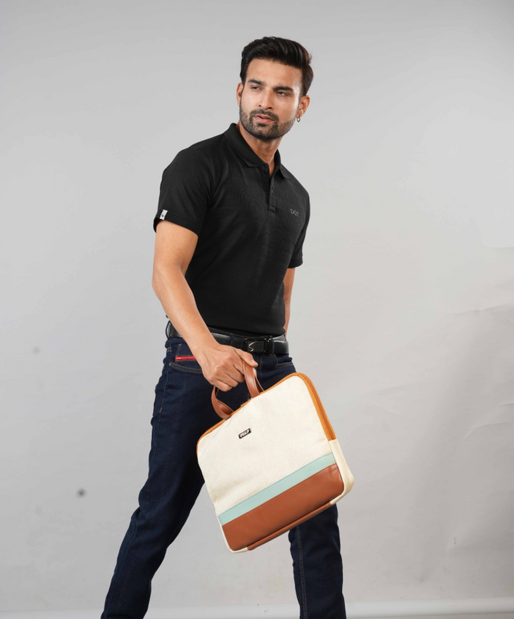 Handcrafted Jute Laptop Sleeve | Eco-Friendly Protection for Modern Professionals