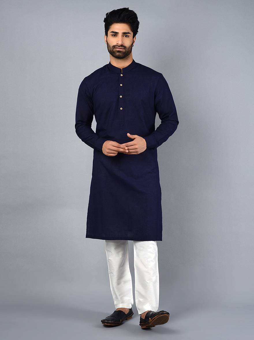 Featuring full sleeves and intricate thread work, it offers a classic retro look for festive occasions.