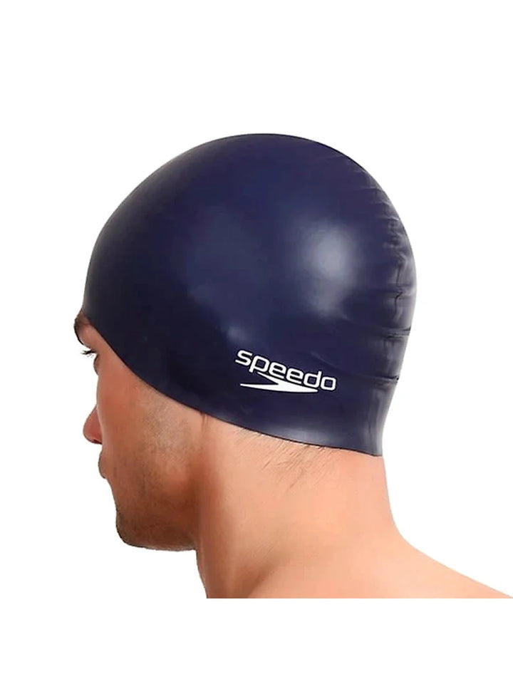 Speedo Flat Silicon Cap Navy