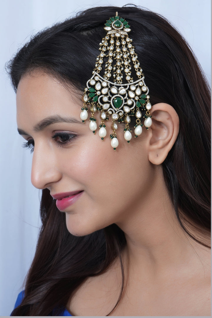 Exquisite Bridal Maang Tikka | Traditional Indian Headpiece