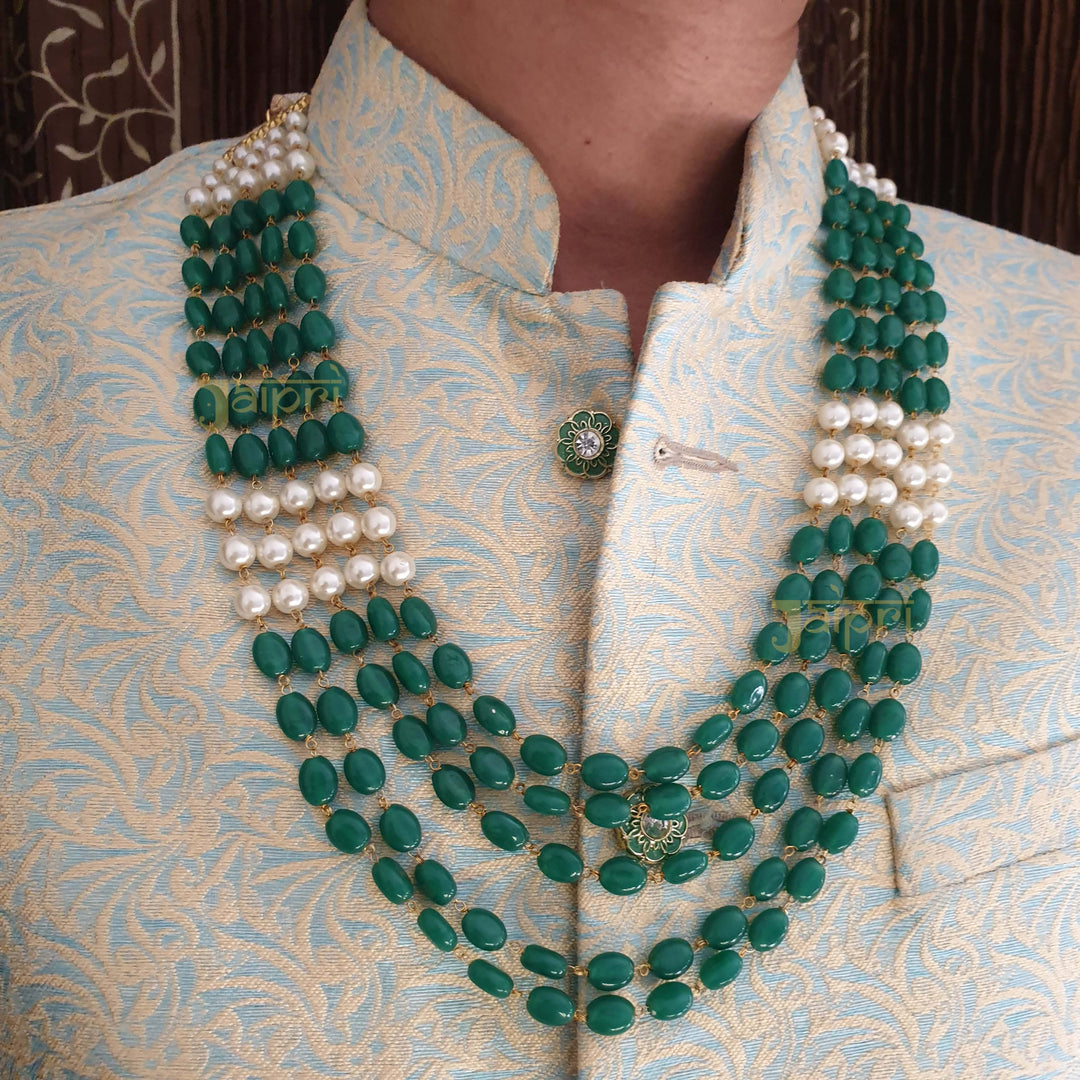 Exquisite Floral Groom Mala | Traditional Wedding Accessory