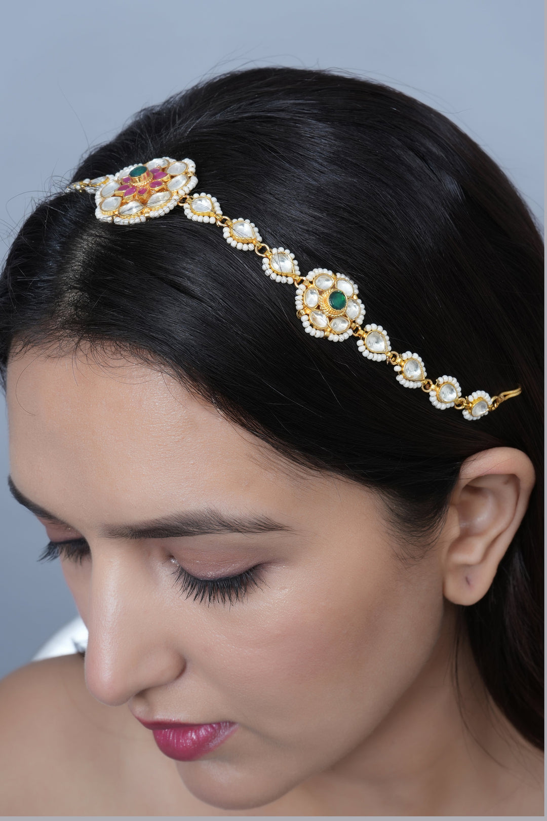 Elegantly Designed Maang Tikka | Bridal Hair Accessory