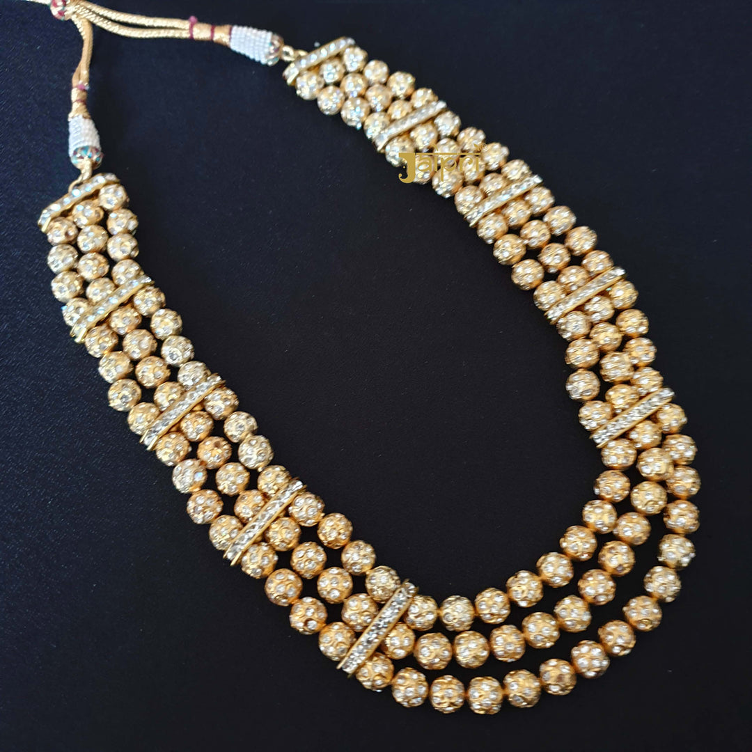 Exquisite Pearl Groom Mala | Traditional Wedding Necklace Set