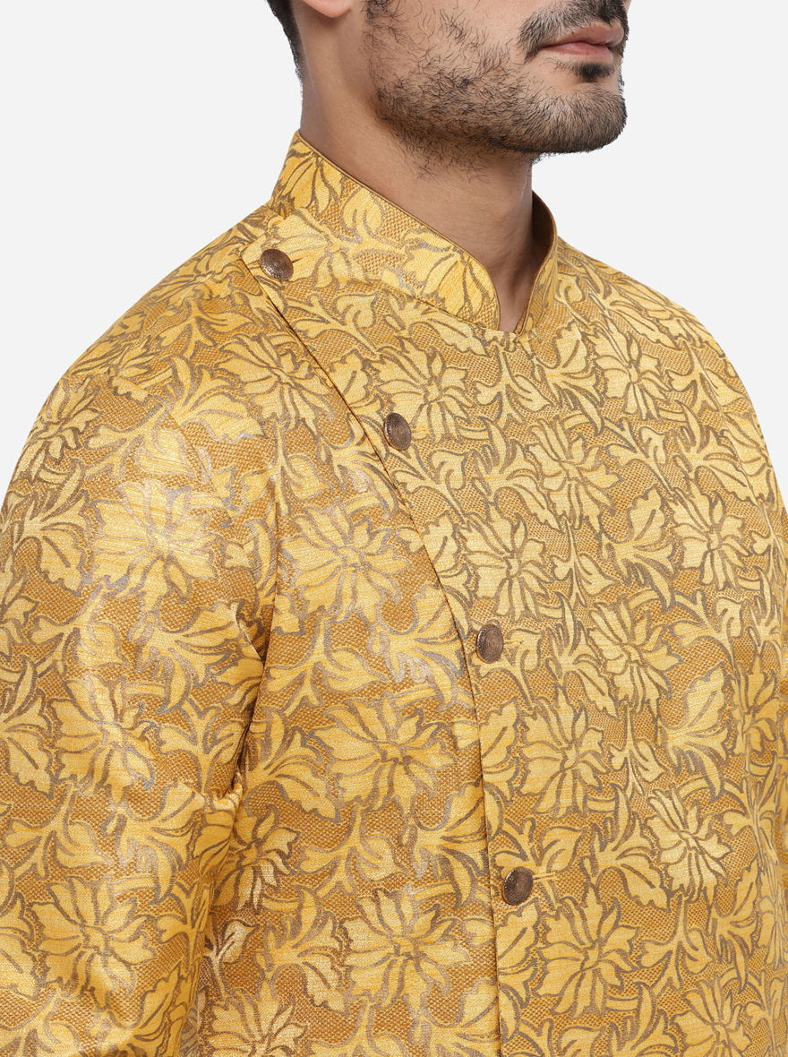 Comfortable self-design kurta pajama, designed for modern men.