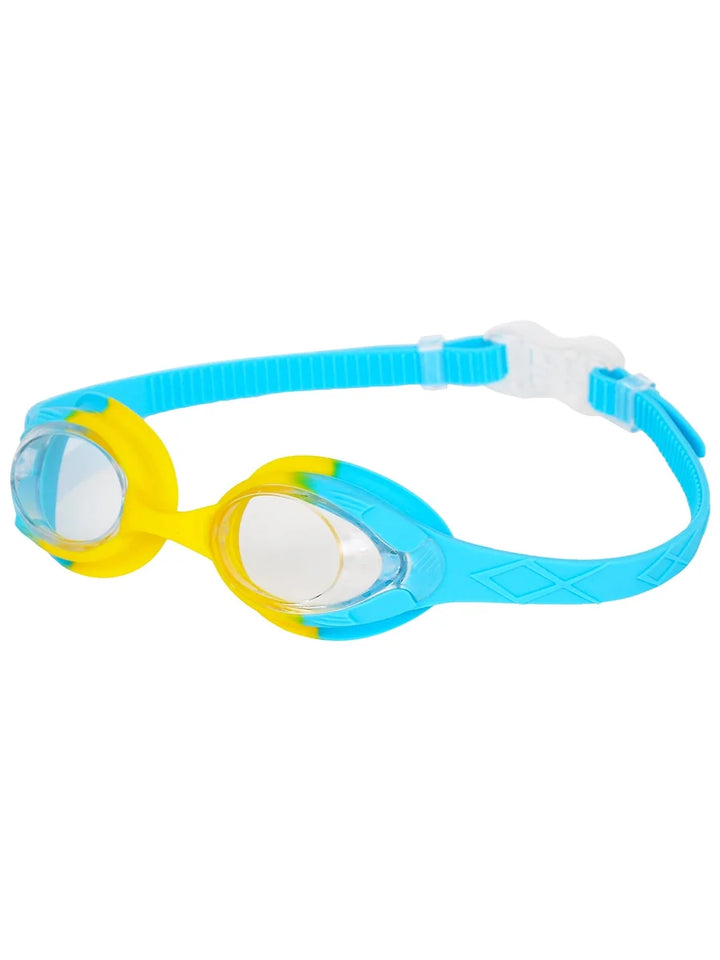 Airavat 1014 Swim Goggles (Yellow/Sky Blue): Anti-Fog Lenses for Comfortable and Clear Underwater Vision