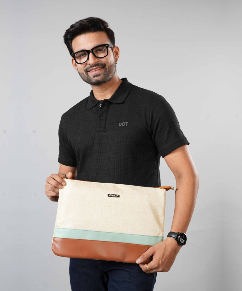 Artisanal Jute Laptop Sleeve | Handcrafted Eco-Friendly Protection