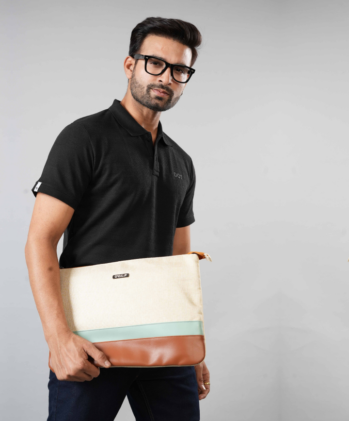 Artisanal Jute Laptop Sleeve | Handcrafted Eco-Friendly Protection