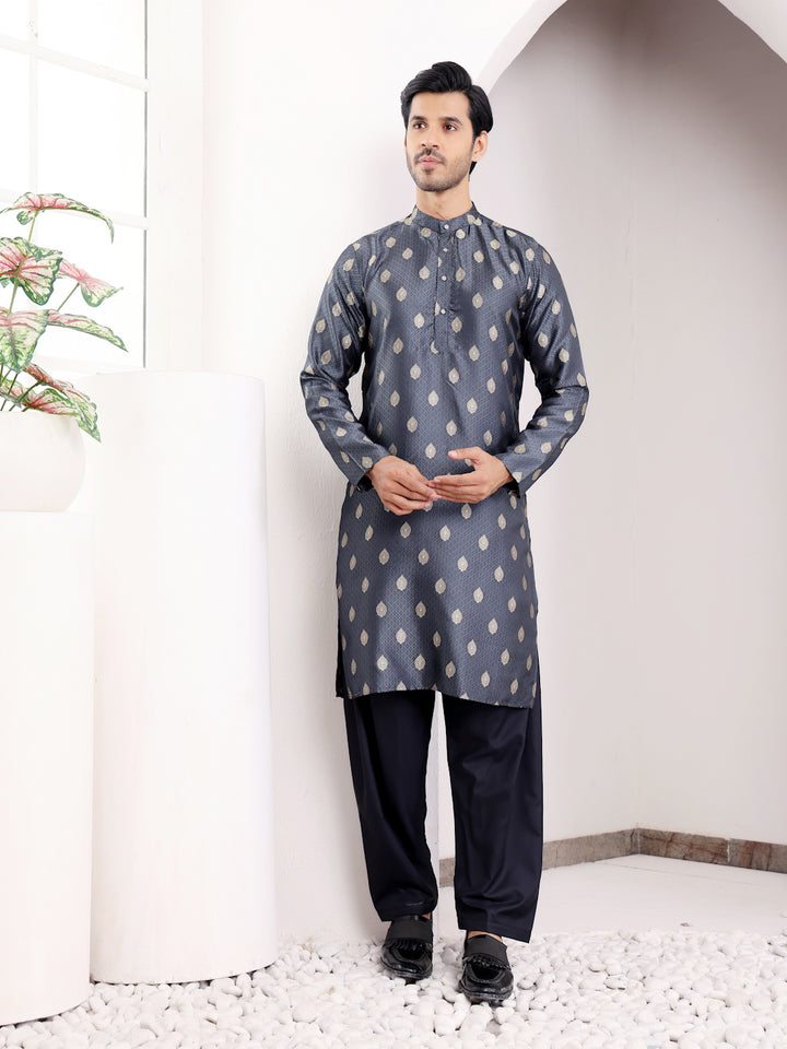 Sophisticated Jacquard Kurta | Modern Traditional Blend for Gatherings