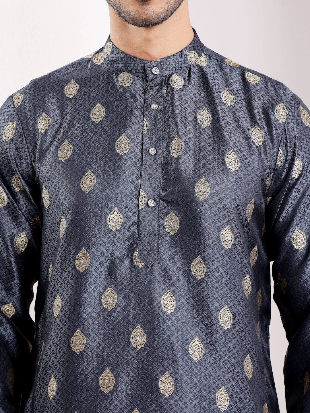 Sophisticated Jacquard Kurta | Modern Traditional Blend for Gatherings