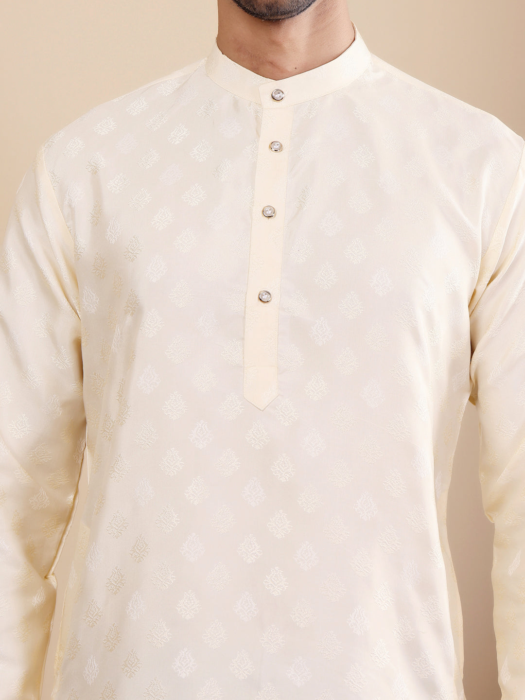 Viscose Kurta Set with Handwoven Motifs | Luxury and Elegance Combined