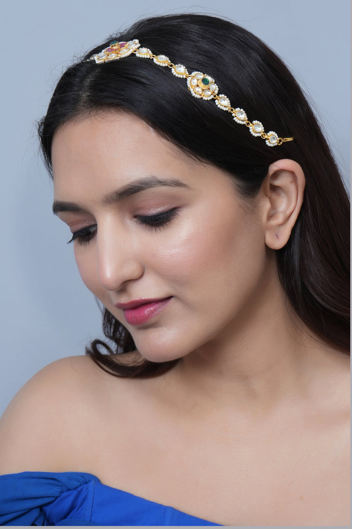 Elegantly Designed Maang Tikka | Bridal Hair Accessory