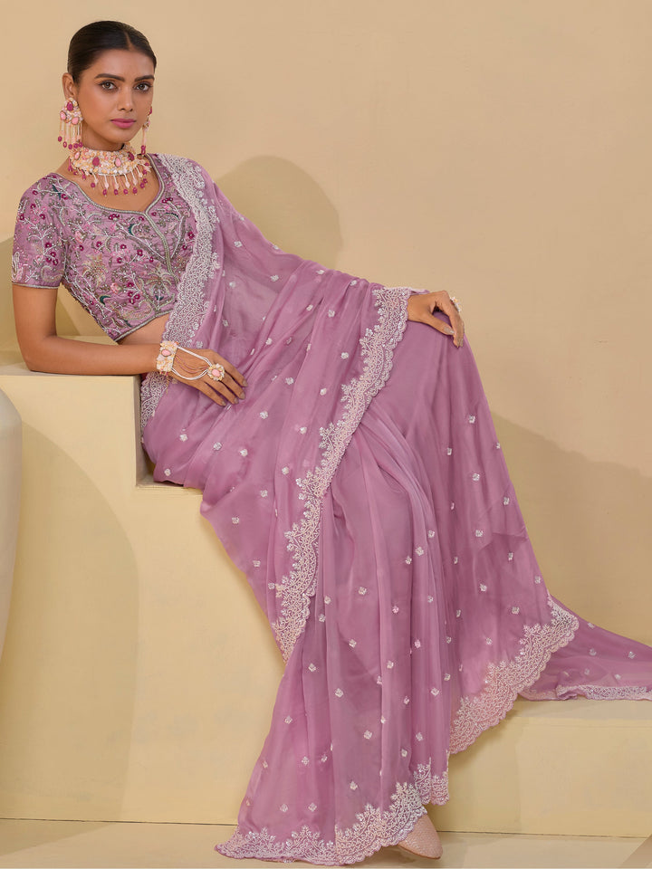 Vibrant color luxurious fabric exclusive attire crafted for elegance and style.