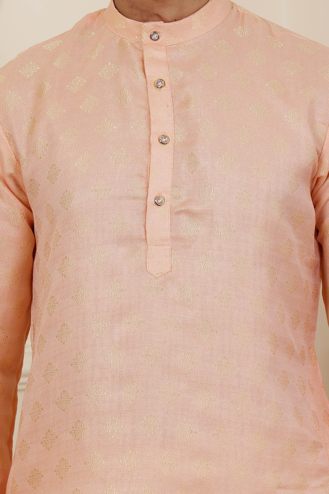 Sophisticated Kurta for Men | Subtle Motifs and Stylish Detailing for Gatherings