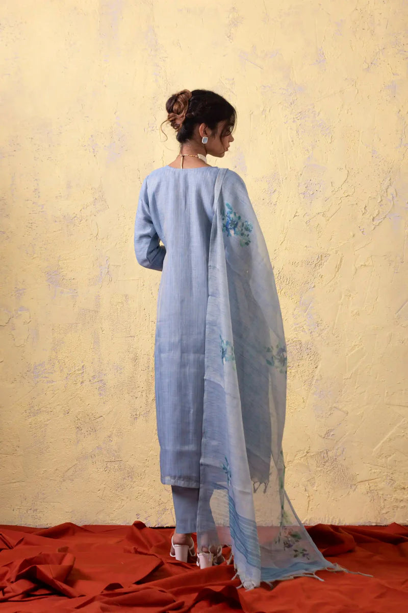 PAYAL Light Blue Kurta Suit Set for Anyday - Payal