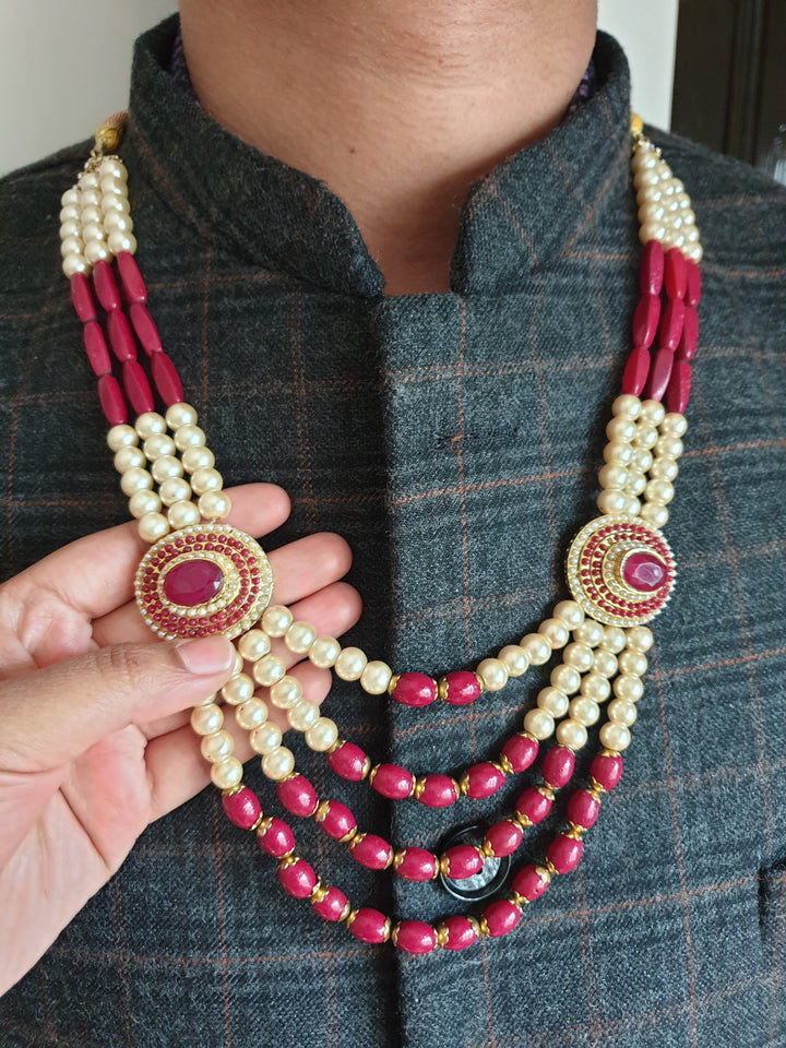 Traditional Indian Groom Mala Necklace | Wedding Ceremony Accessory